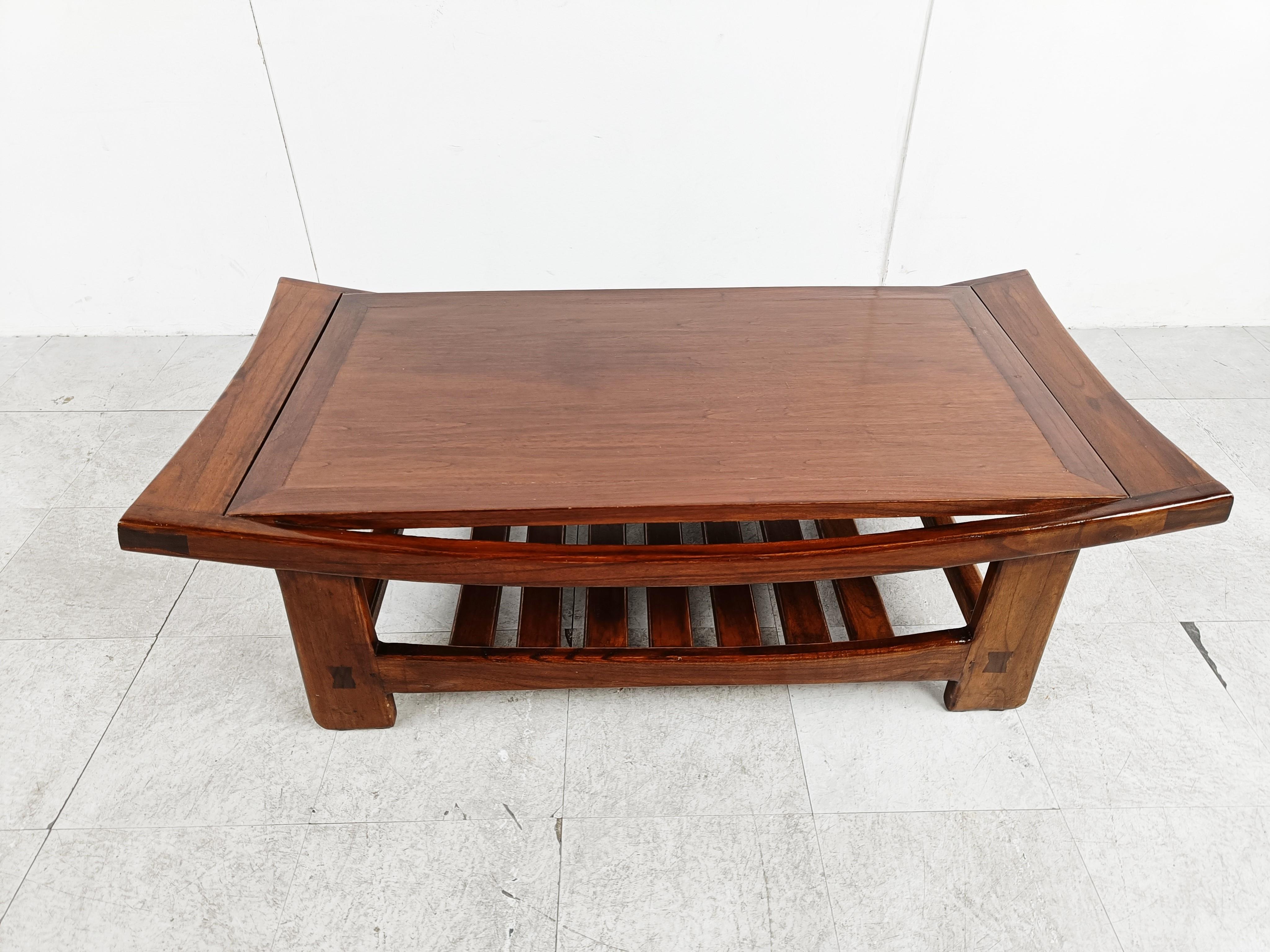 Japanese Oriental Style Coffee Table, 1970s