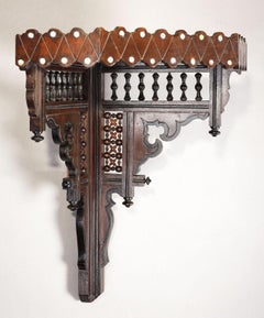 Estantería de estilo oriental, Francia, circa 1890