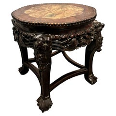 Mesa auxiliar de estilo oriental, Inglaterra S. XIX