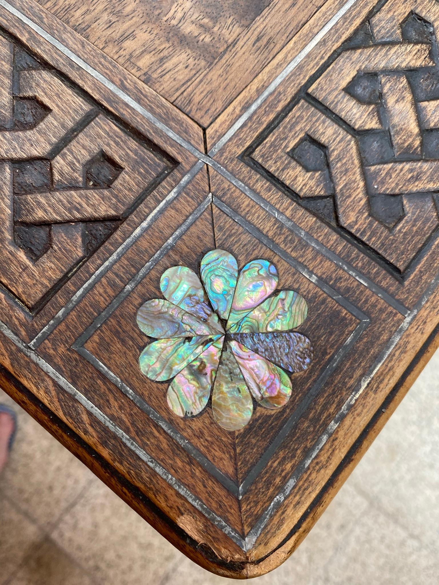 mother of pearl dining table