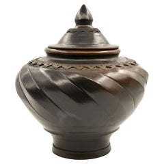 Antique Oriental Terracotta Vase, Eastern Europe, Early 20th Century