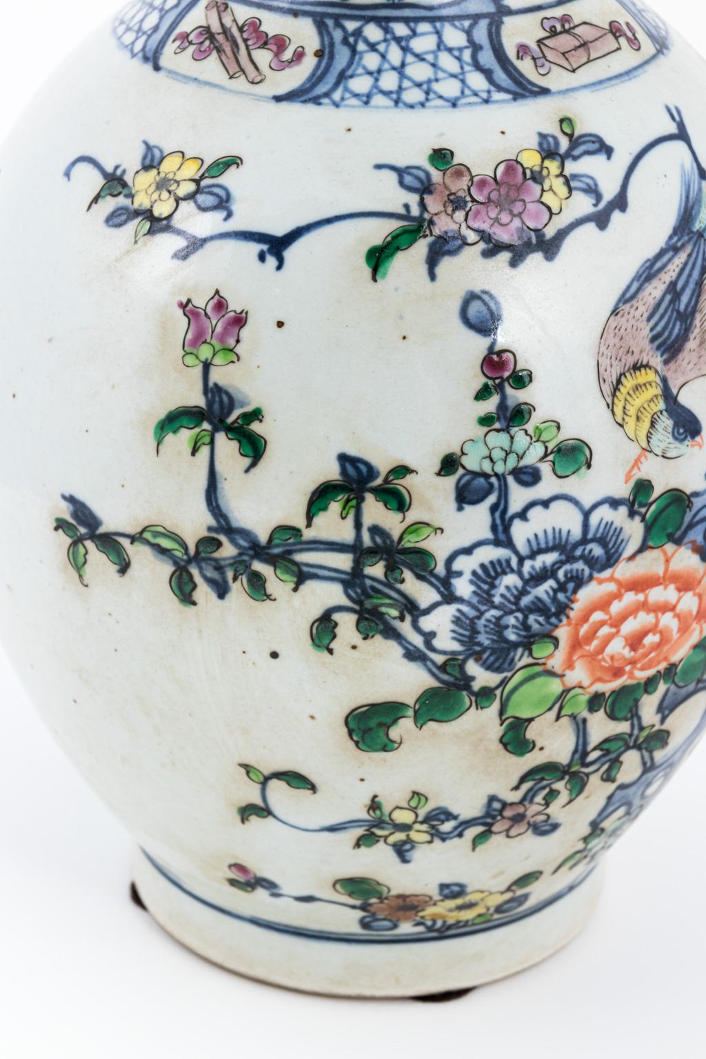 Oriental Vase with Elephant Handles 9