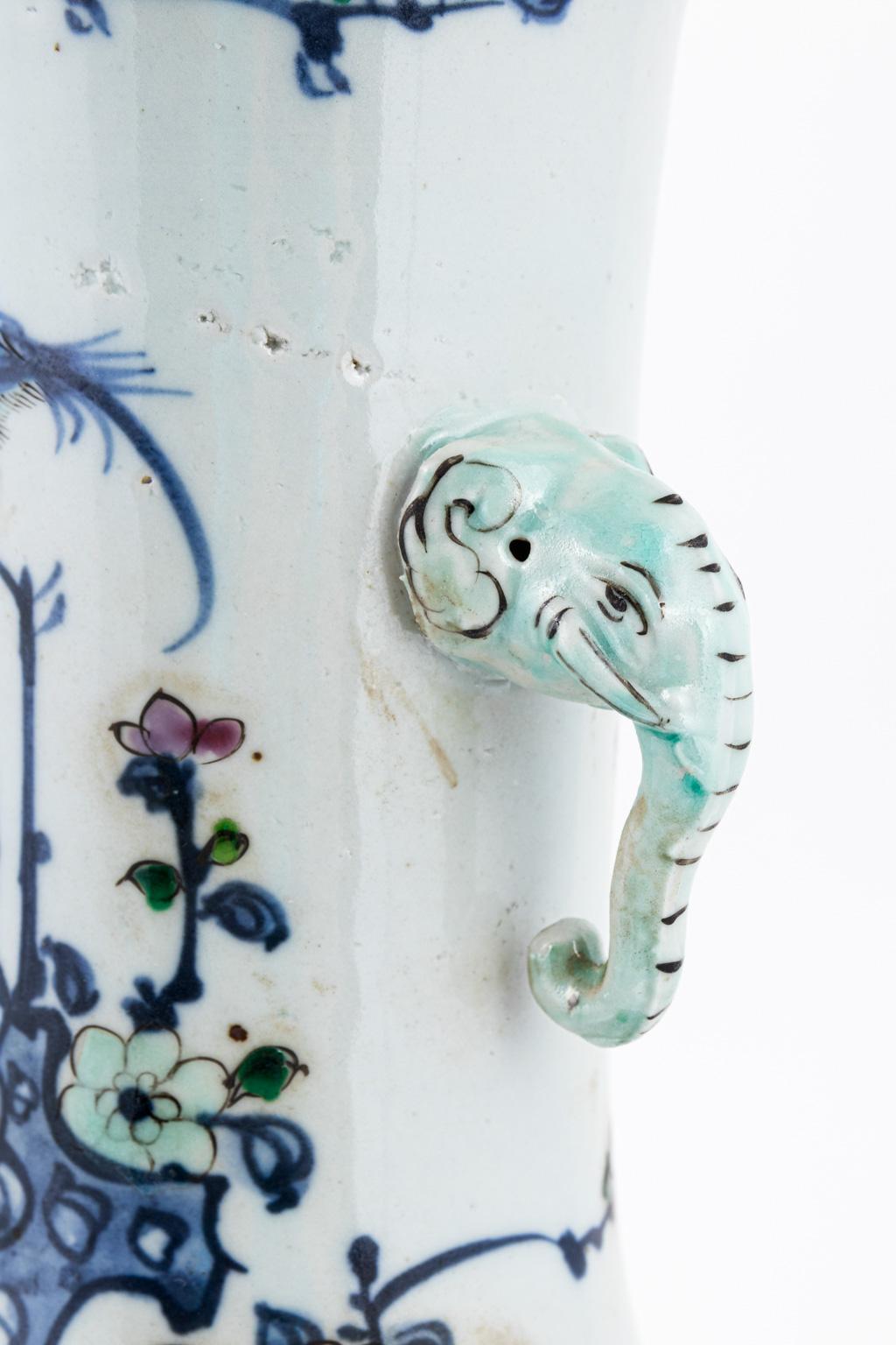 Oriental Vase with Elephant Handles 1