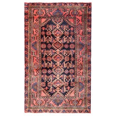 Oriental Wool Area Rug, Handmade Carpet Traditional Vintage Rug