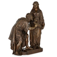 Orientalist Bronze Group of Biblical Subject by Guillemin