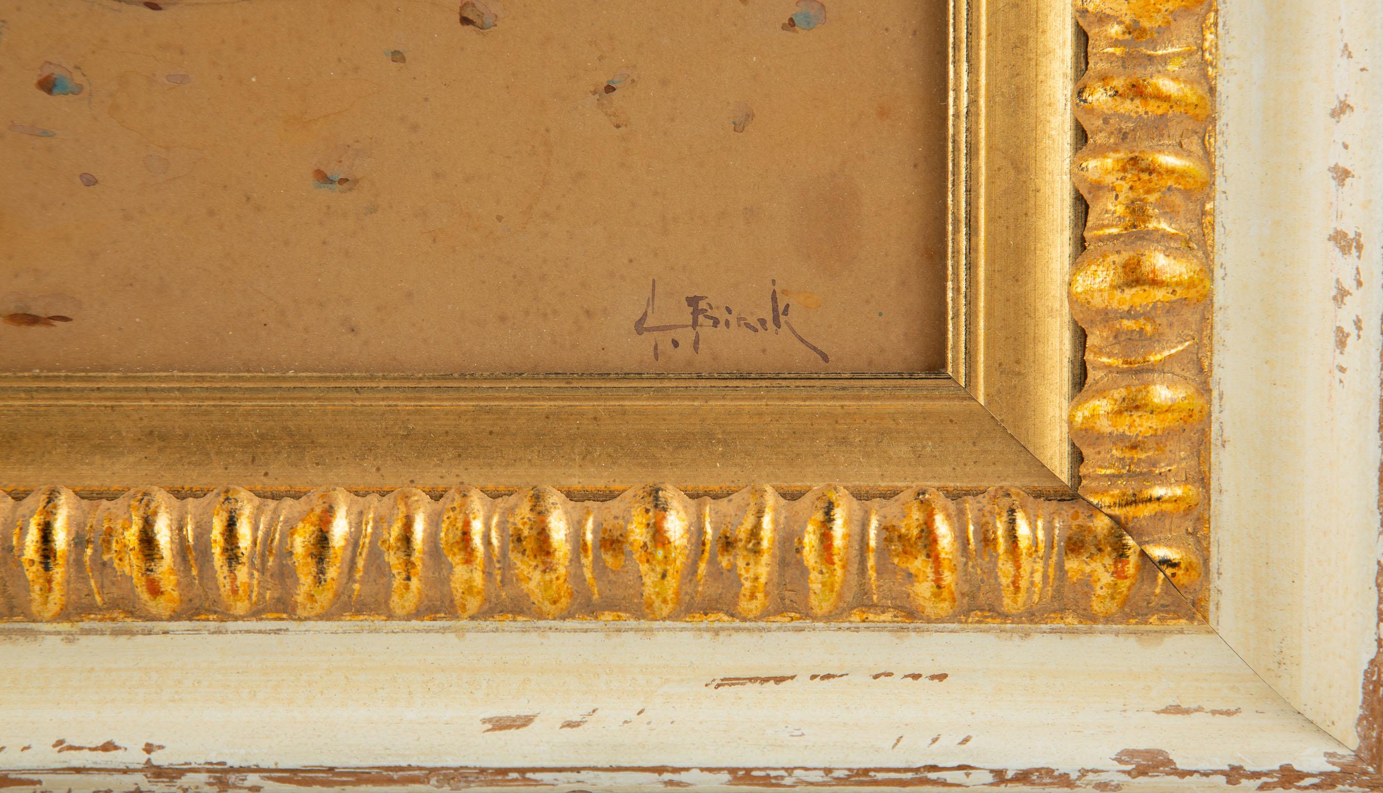 20th Century Orientalist Caravan Scene by Alphonse Birk For Sale