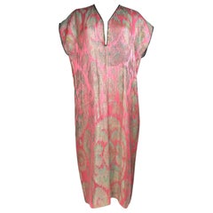 Orientalist dress or Djellaba in Lamé by Madame Babani Paris - France Circa 1915