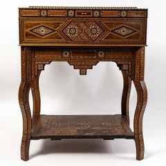 Orientalist Dressing Table, Syrian Work of the 19th Century