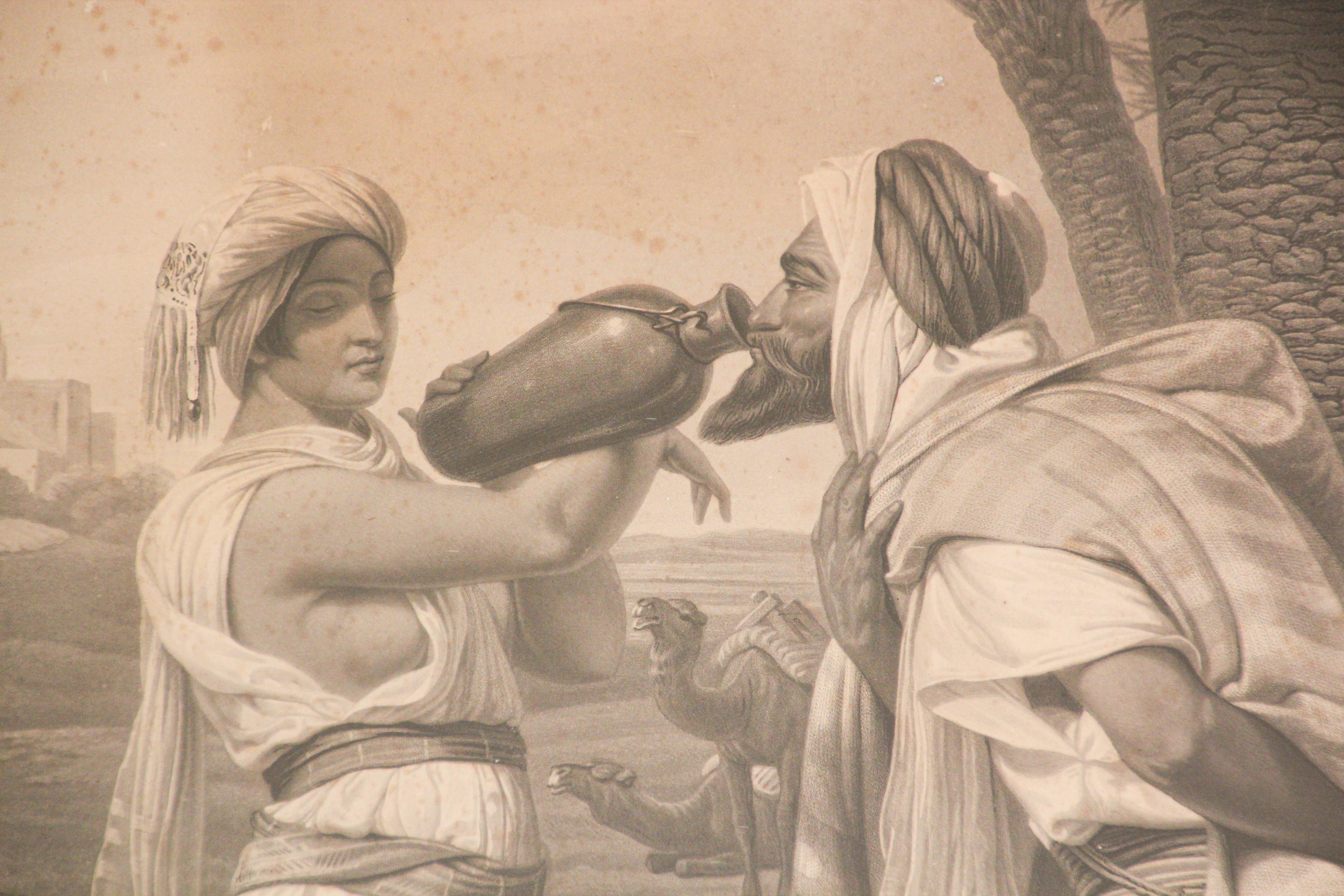 Orientalist Engraving after Horace Vernet, Empire Period For Sale 1