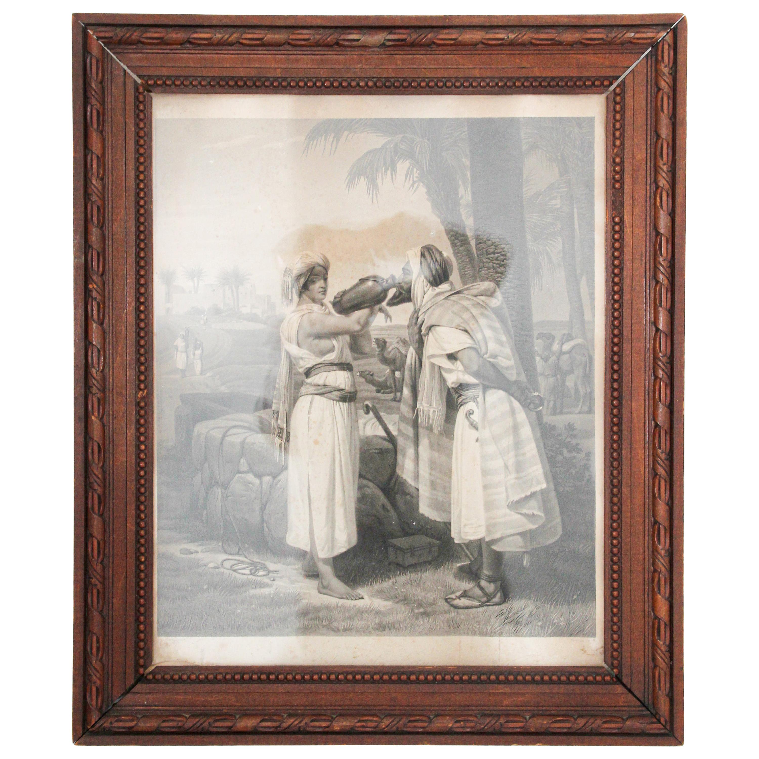 Orientalist Engraving after Horace Vernet, Empire Period For Sale