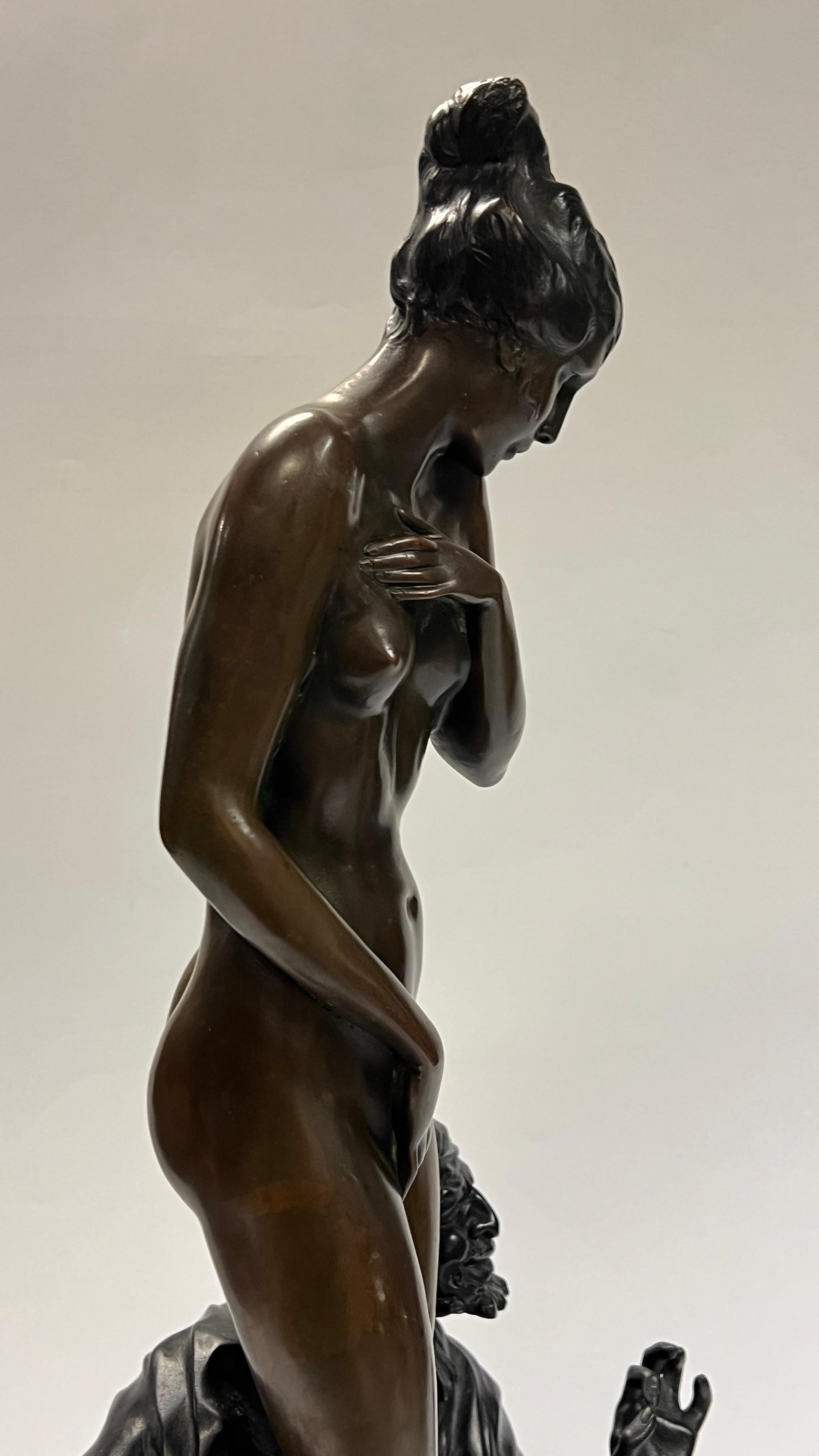 Orientalist Figurative Bronze Sculpture After Bruno Zach For Sale 5