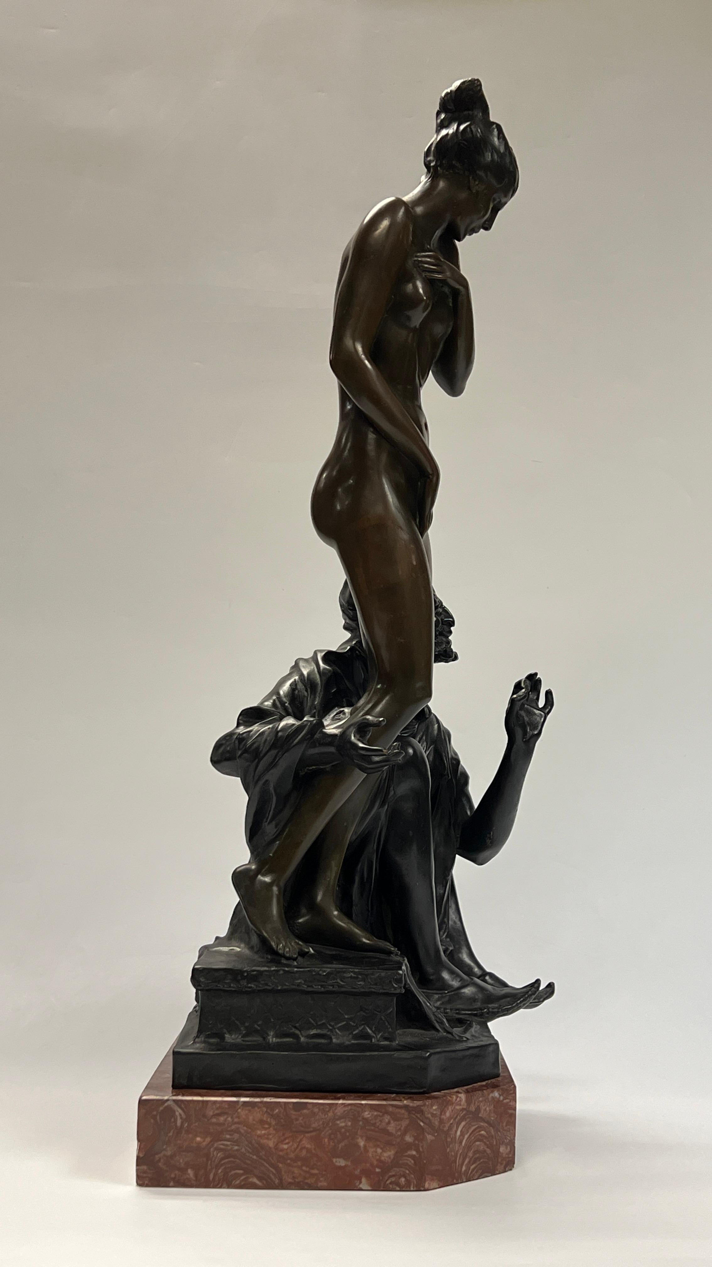 Orientalist Figurative Bronze Sculpture After Bruno Zach For Sale 4