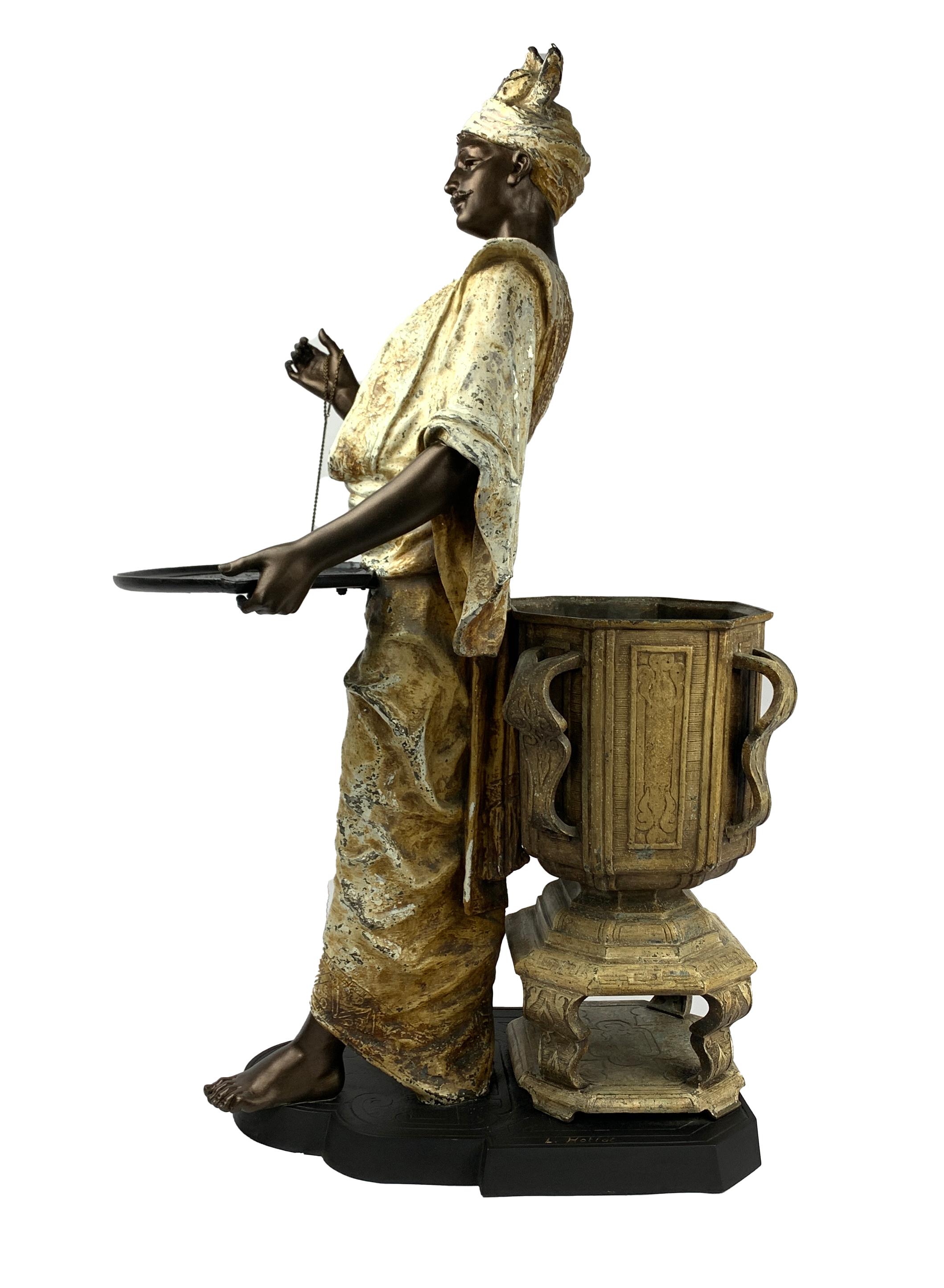 Orientalist Figure by Louis Hottot, French, 1834-1905 In Good Condition In London, GB