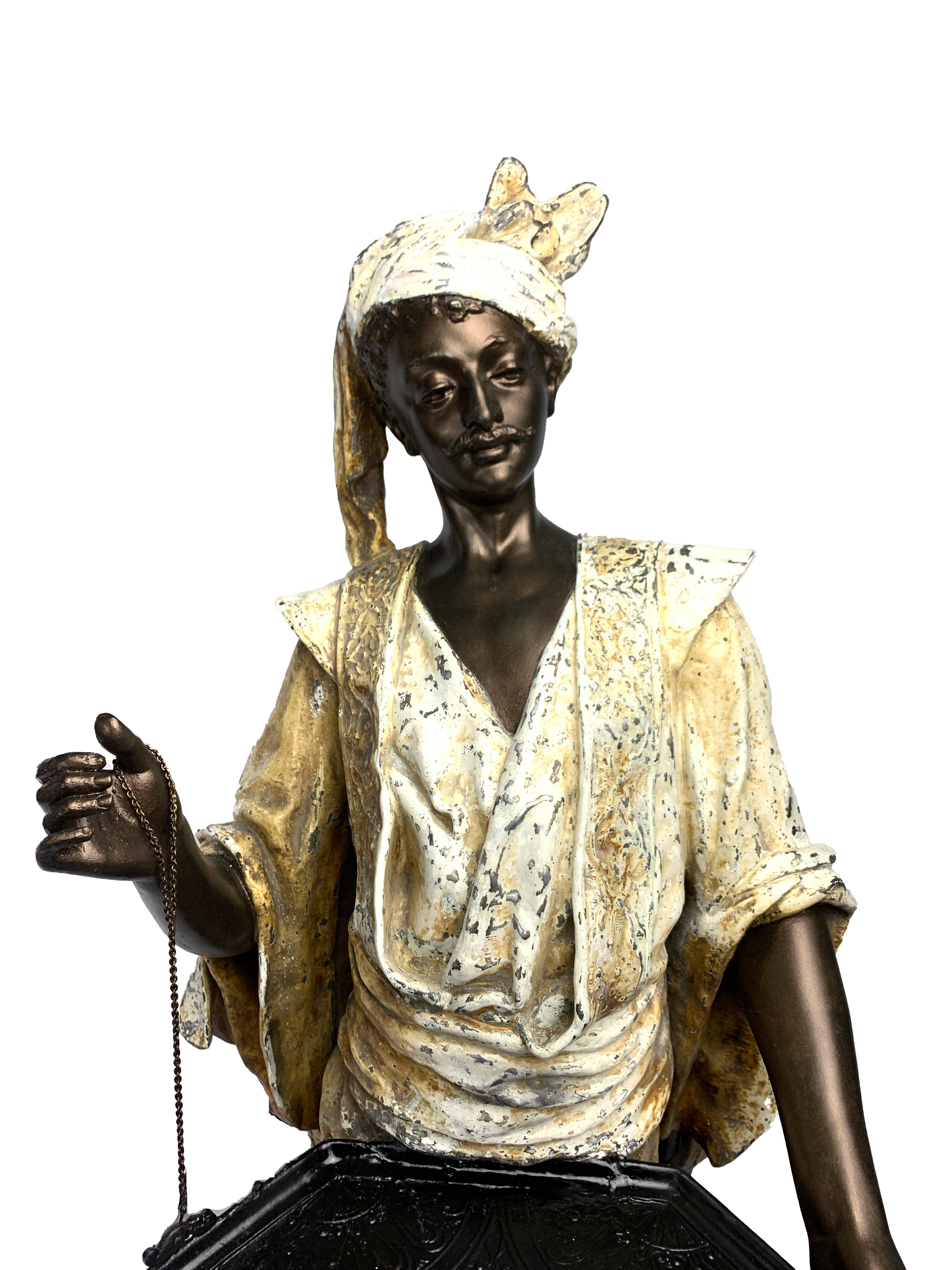 Orientalist Figure by Louis Hottot, French, 1834-1905 4