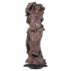 Orientalist Figure of Judith Patinated Bronze Statue After Henry Weisse