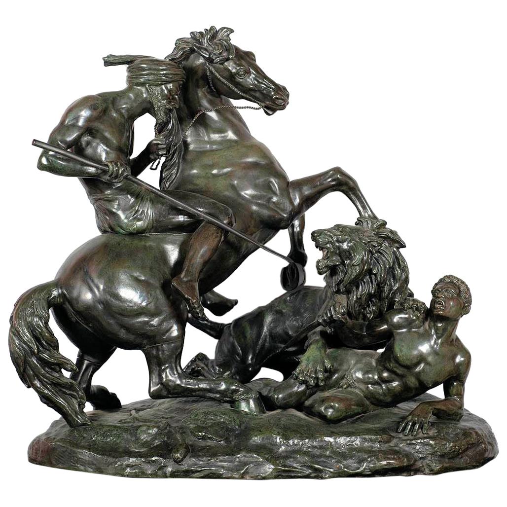 Orientalist Group Bronze Sculpture after Aime Millet For Sale at 1stDibs