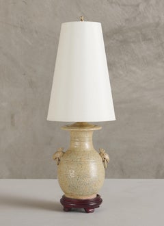 Orientalist Lamp with Silk Shade