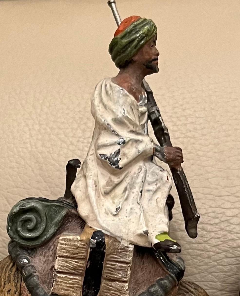 Nuremberg, fin du 19e siècle, sculpture arabe en plomb Bon état - En vente à Vero Beach, FL