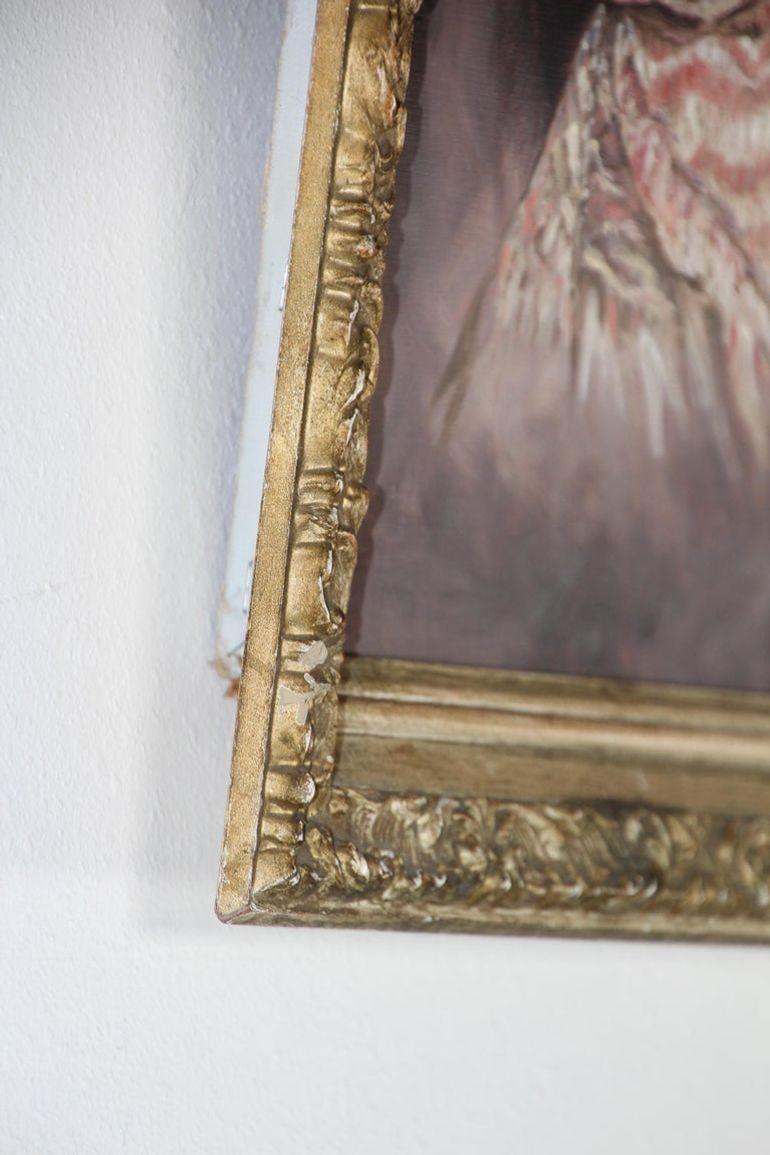 Orientalistisches Öl auf Leinwand Das Porträt eines jungen marokkanischen Mädchens im Angebot 6