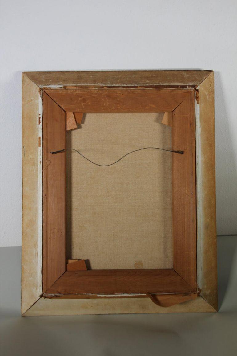 Orientalistisches Öl auf Leinwand Das Porträt eines jungen marokkanischen Mädchens im Angebot 11