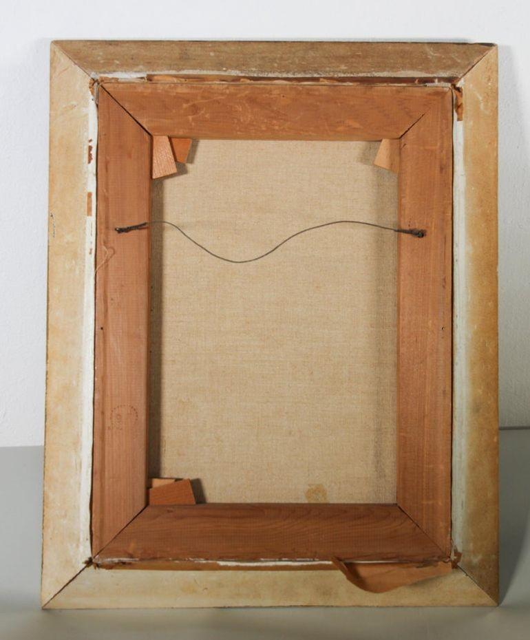 Orientalistisches Öl auf Leinwand Das Porträt eines jungen marokkanischen Mädchens im Angebot 1