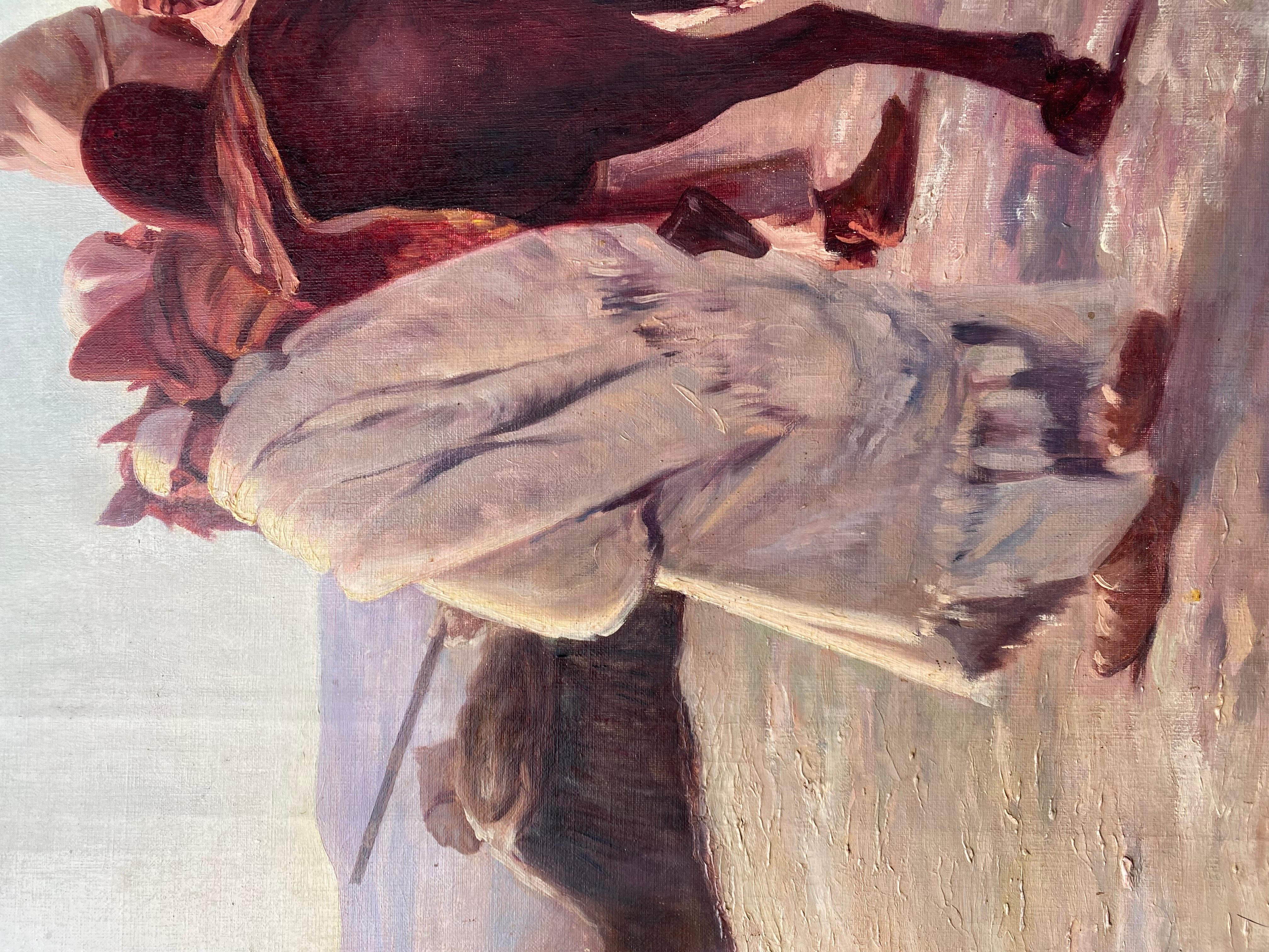 Inizio XX secolo Quadro orientalista di Abou Chanab del 1913
