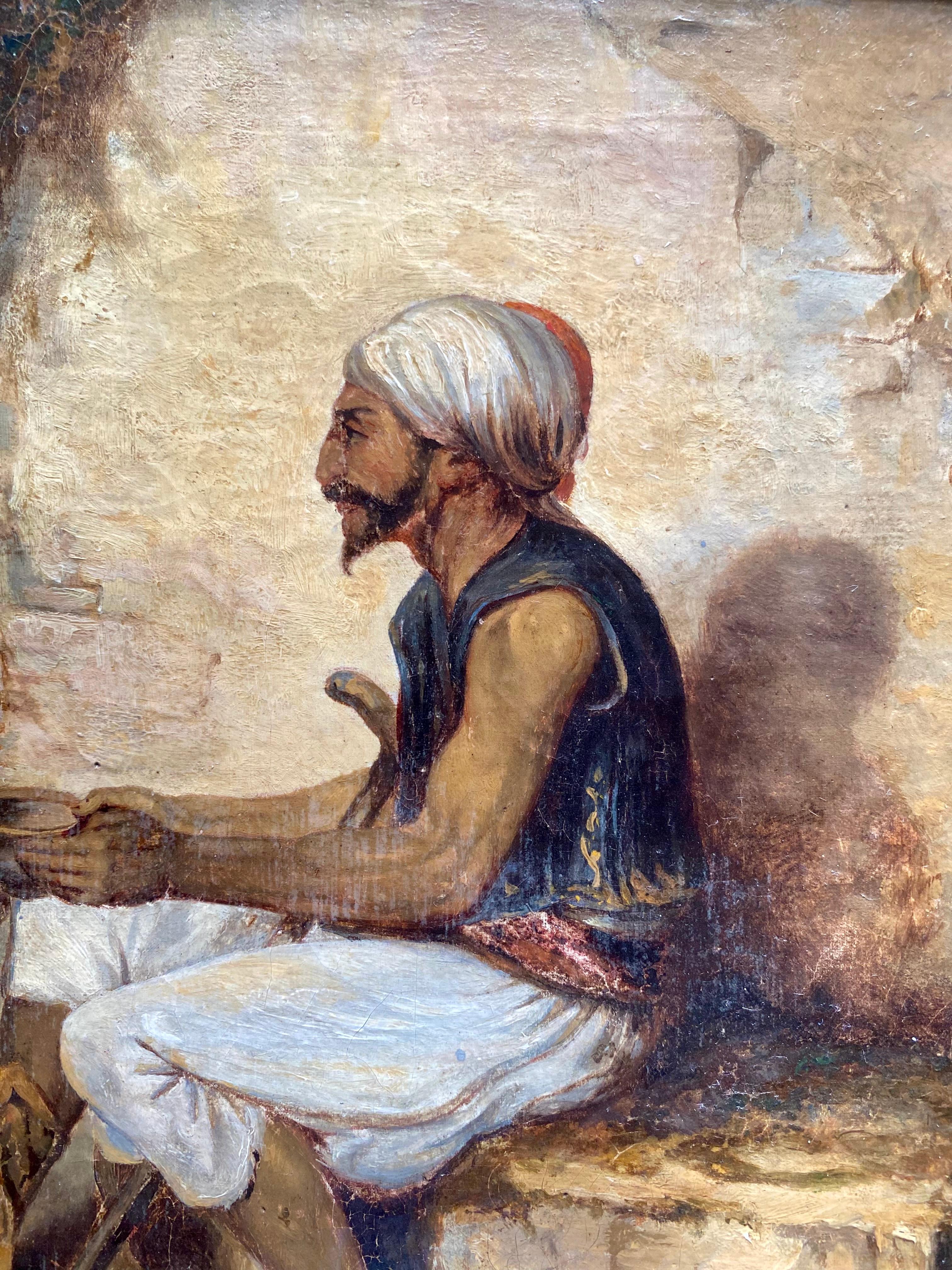 Orientalisches Gemälde von Francesco Gai - 19. Jahrhundert (Leinwand) im Angebot