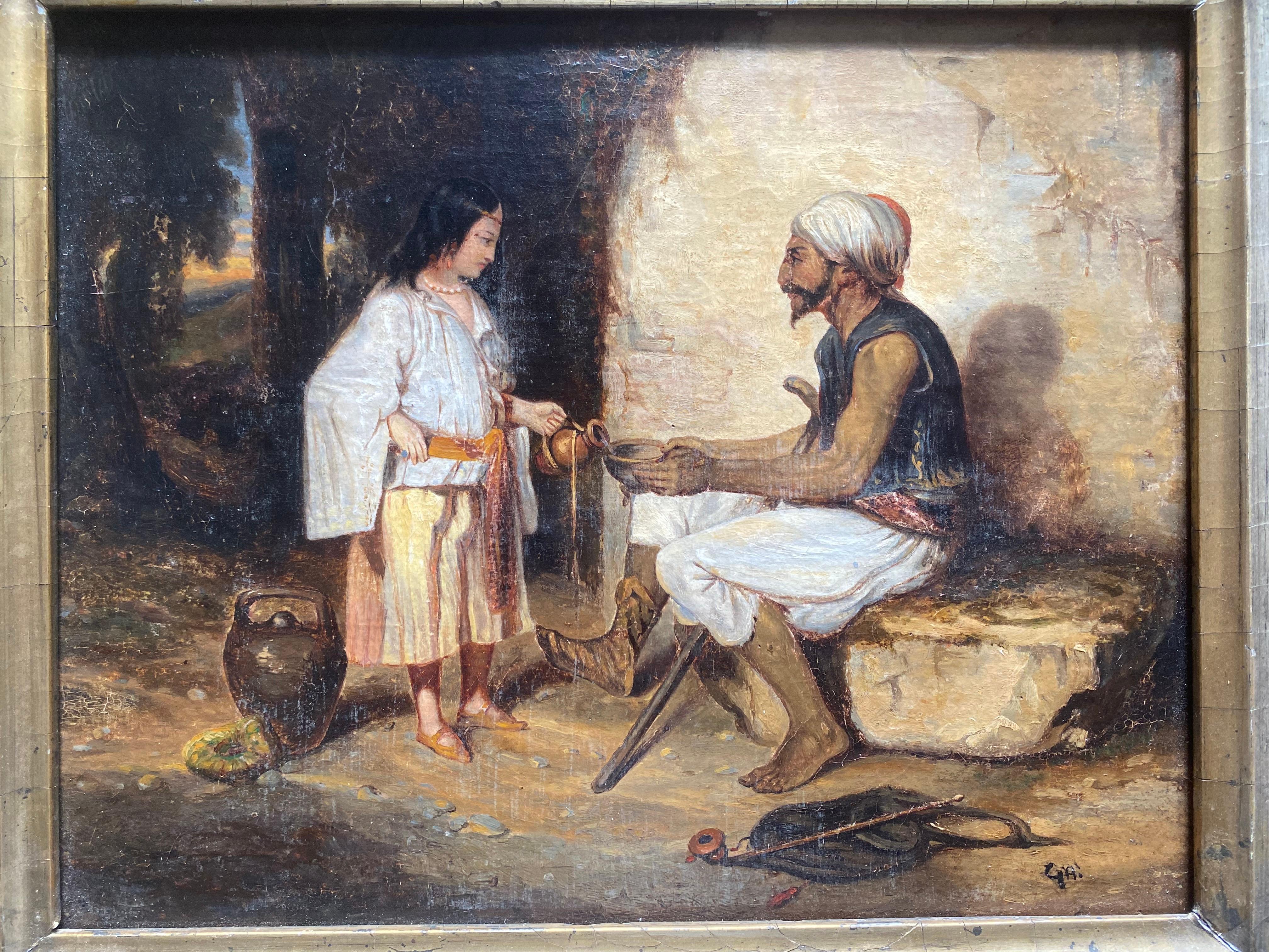 Orientalisches Gemälde von Francesco Gai - 19. Jahrhundert im Angebot 1
