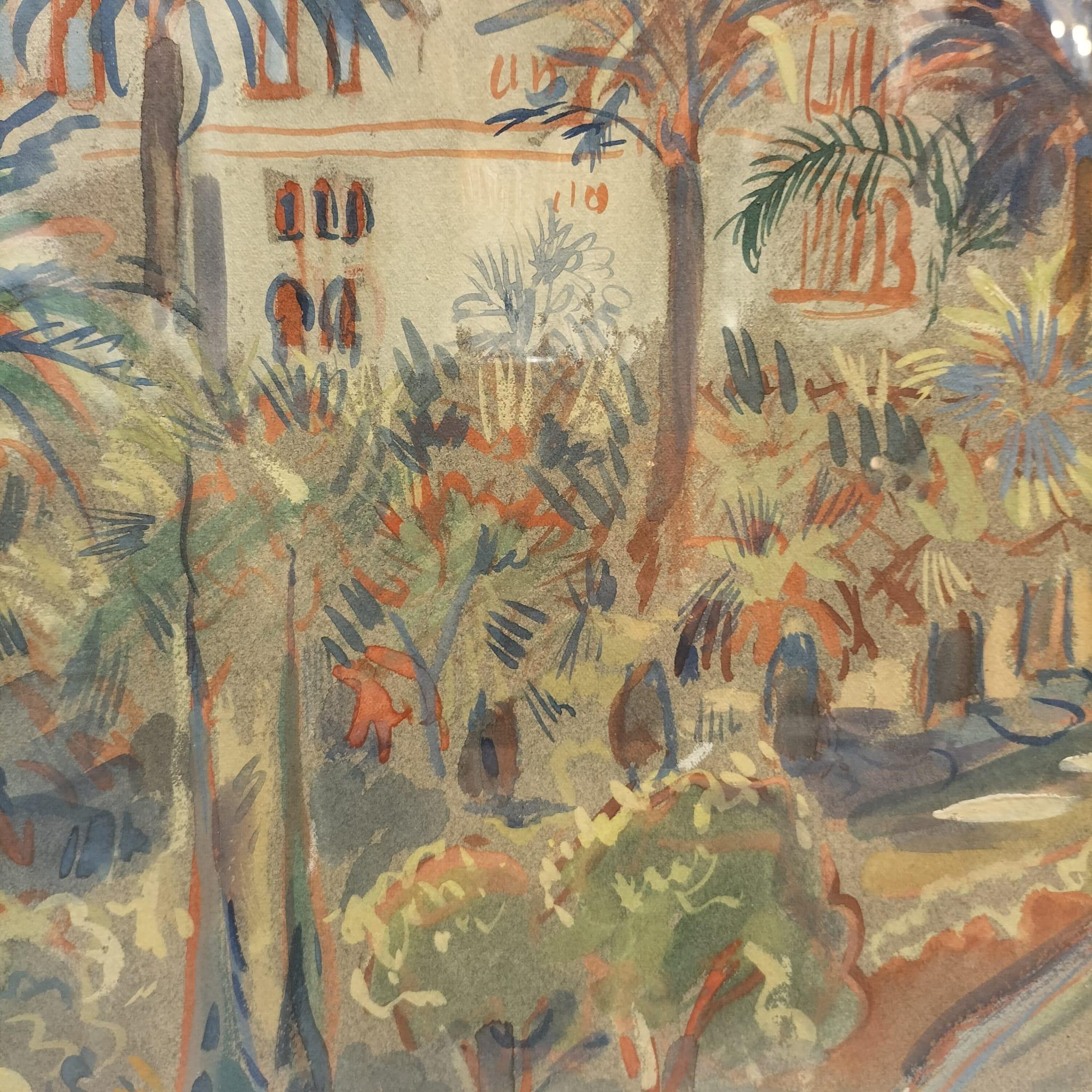 Moderno Pittura orientalista di Oscar Spielmann (1901-1973)