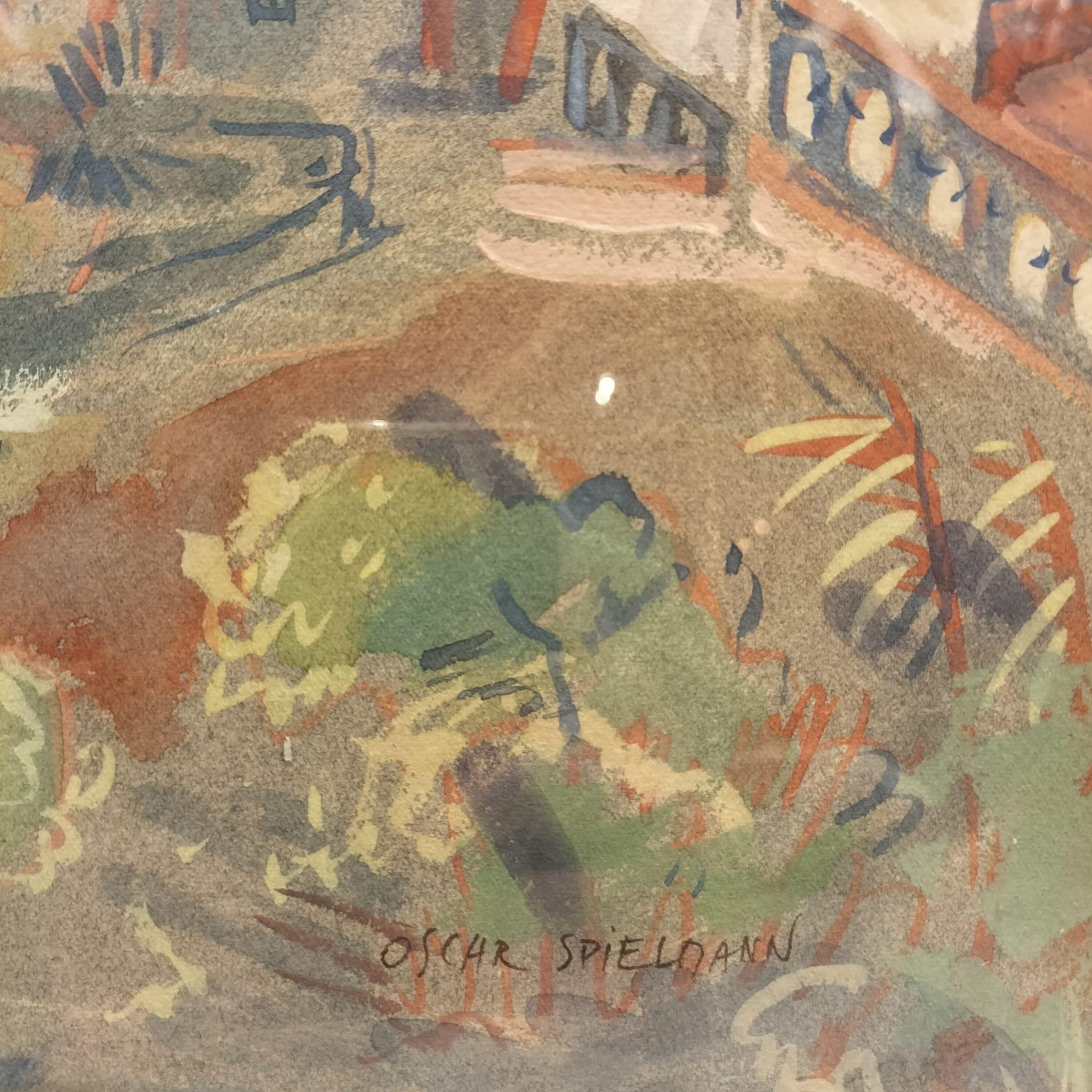 XX secolo Pittura orientalista di Oscar Spielmann (1901-1973)