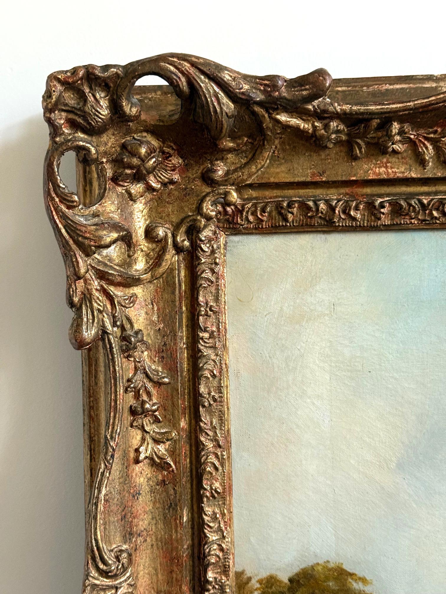 Orientalische Malerei von Kairo des österreichischen Künstlers Franz Richard Unterberger im Angebot 5