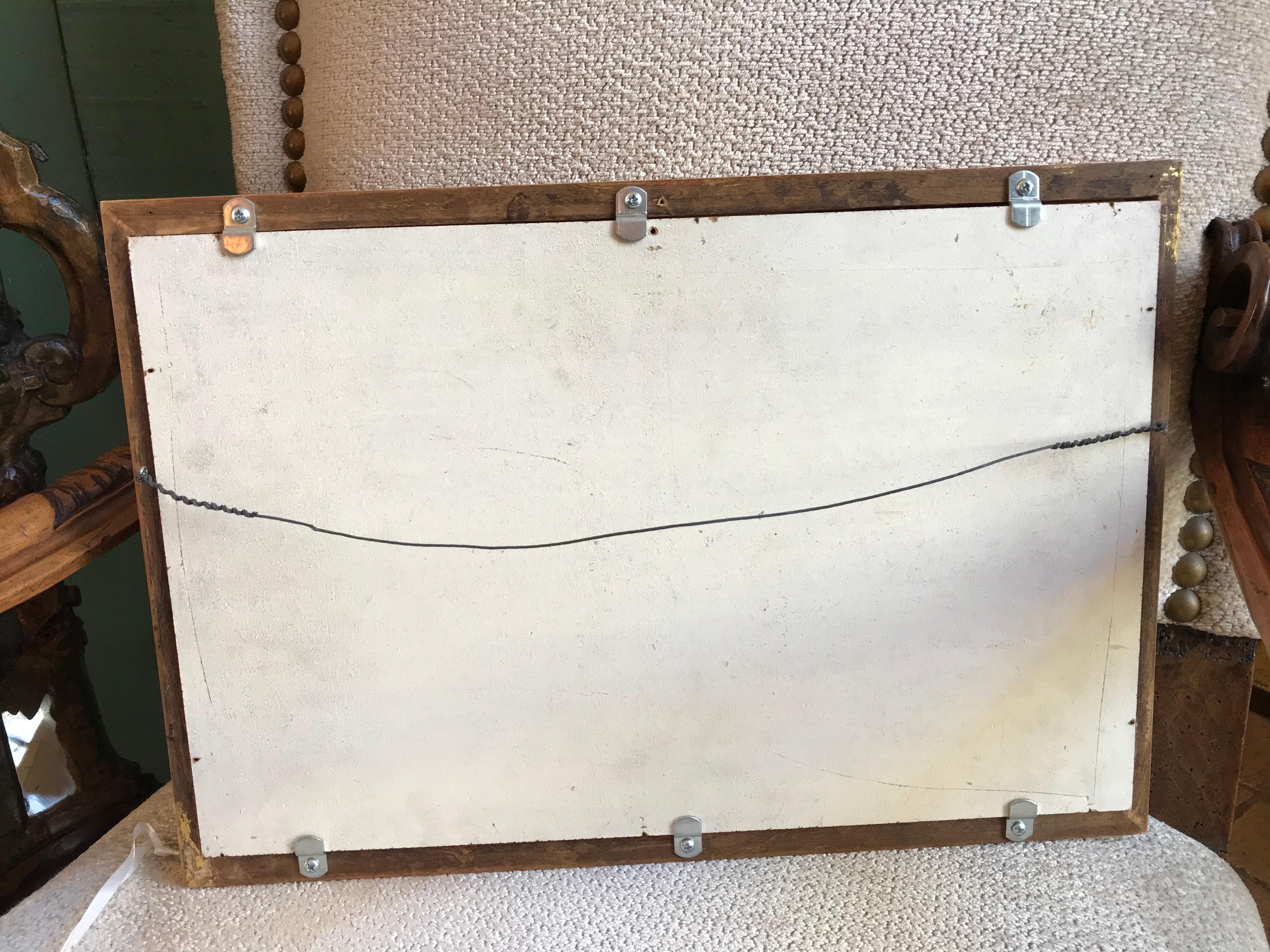 Pittura orientale da parete Scena di mercato arabo olandese G. Huijsser Cornice antica in vendita 5