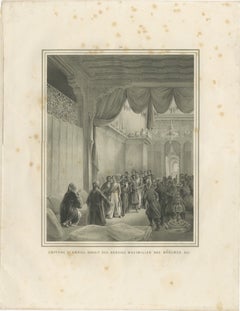 Orientalist Palace Reception, Duke Maximilian at Mehemed Ali Court, 1846