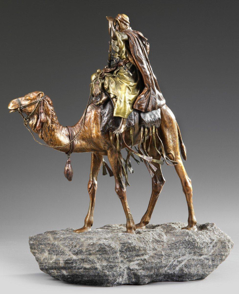 20th Century Orientalist Statue by Franz Bergmann