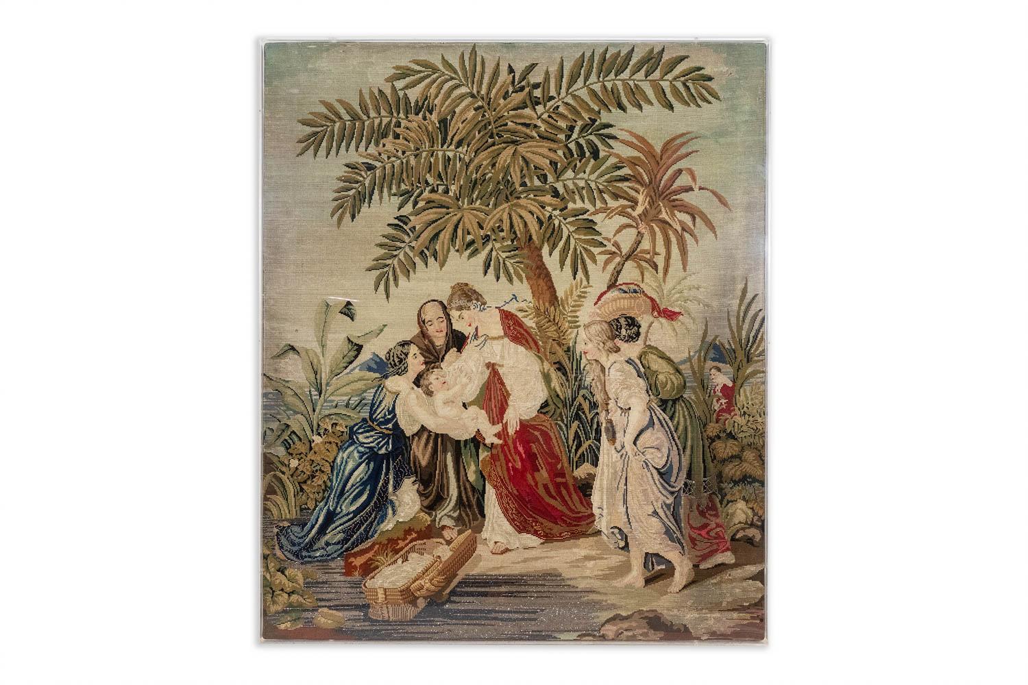 Petit point tapestry representing an orientalist scene, in its Plexiglas casing.

French work realized circa 1880.

Dimensions: H 126 x W 106 x D 5,5 cm

Reference: LS5995439G