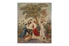 Orientalist style petit point tapestry. Circa 1880.