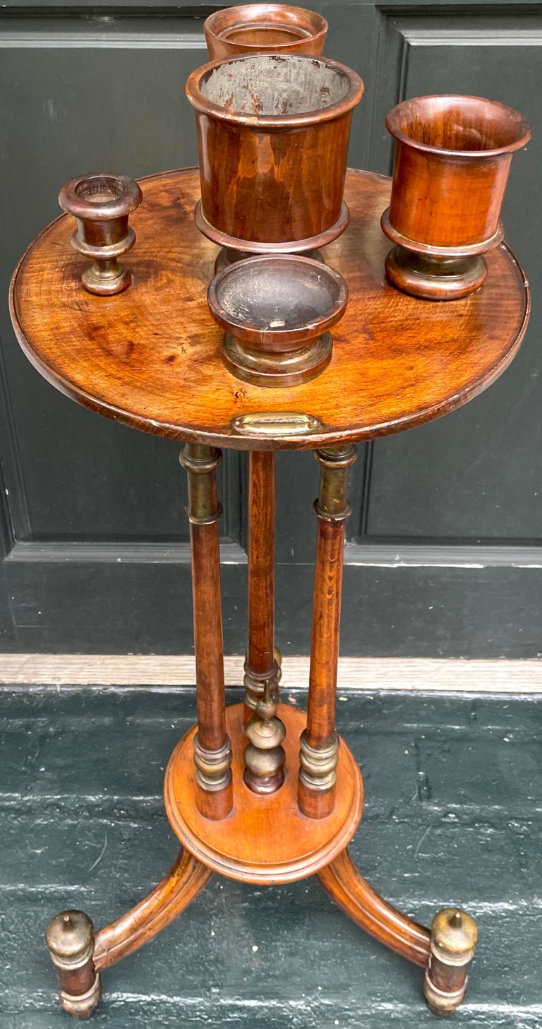 English Orientalist Style Smoking Table For Sale