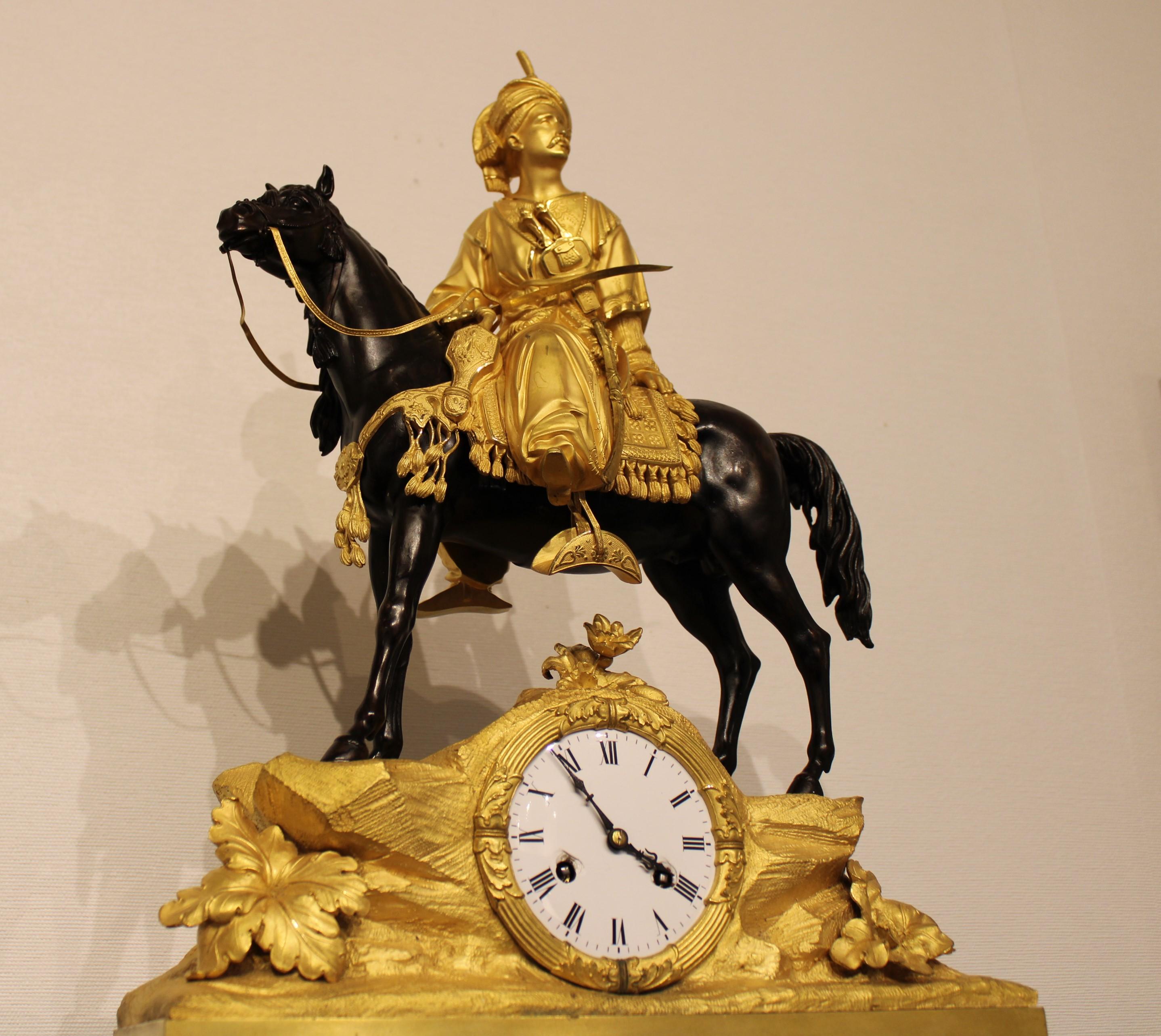 19th Century Orientalist table clock from the early 19th century