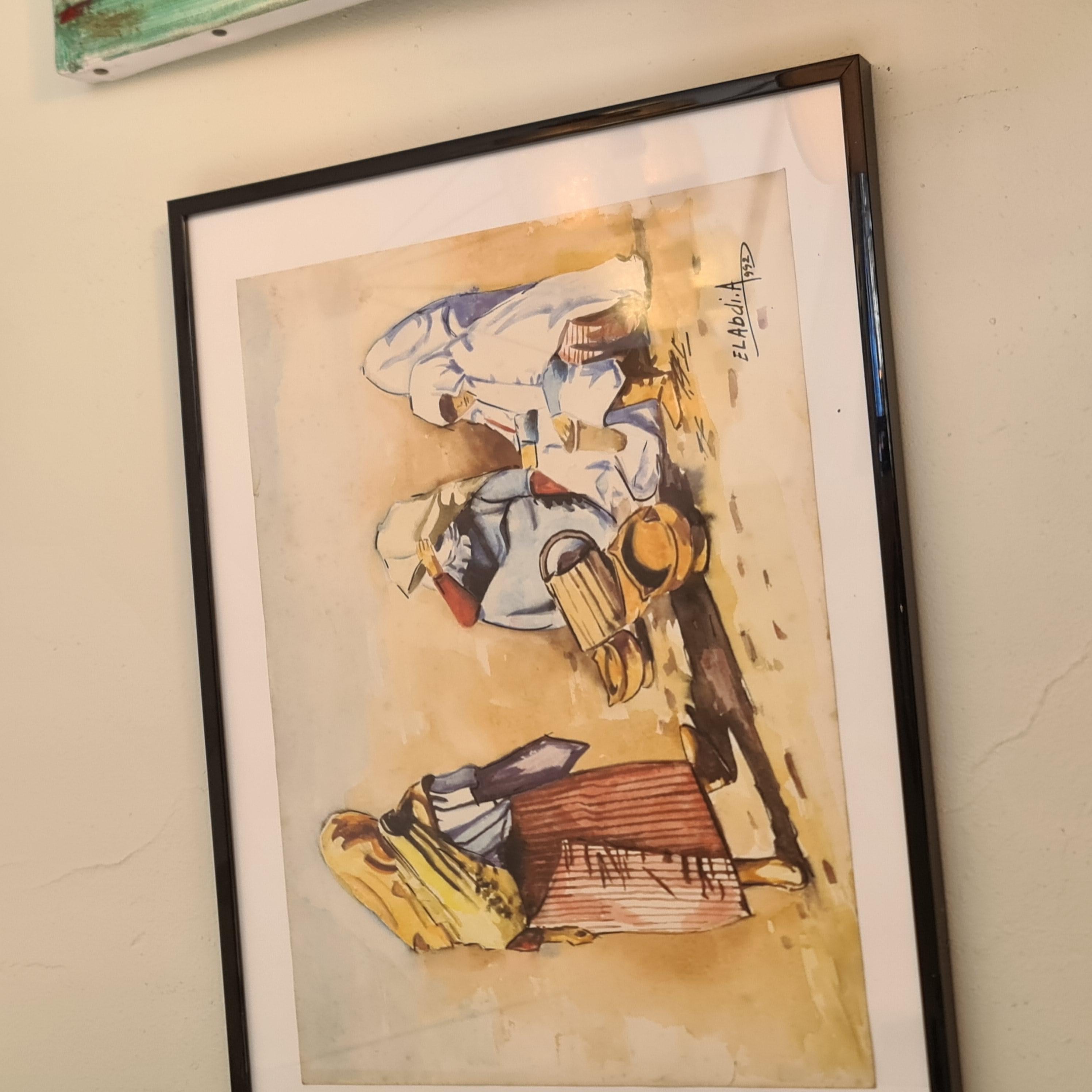 orientalistisches Aquarell 2 (Islamisch) im Angebot
