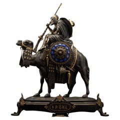 Antique Orientalistic Mantelclock
