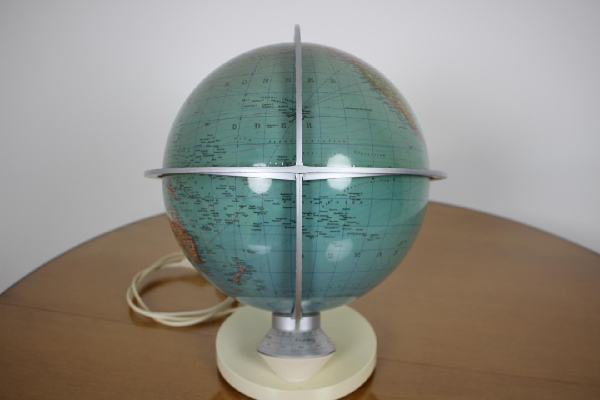 Plastic Orientation German Globe Columbus, circa 1970