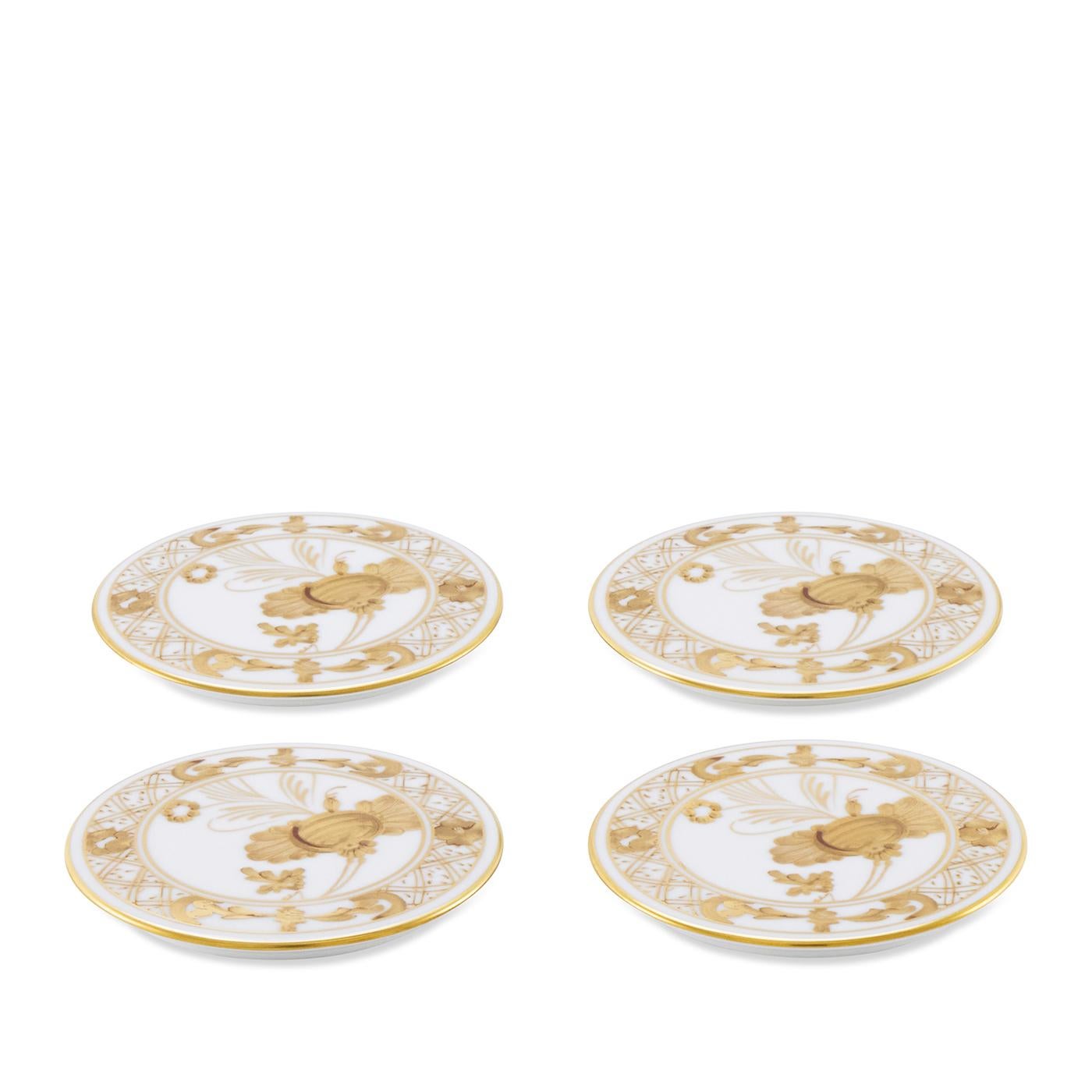 Oriente Italiano Aurum Juego De 4 Posavasos by GINORI 1735 en venta 1