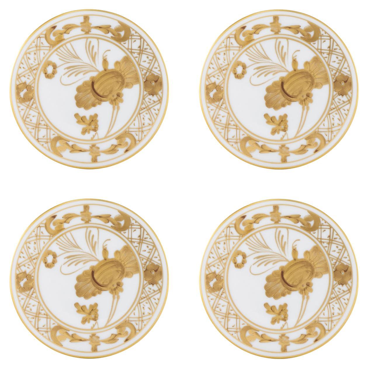 Set di 4 sottobicchieri Oriente Italiano Aurum di GINORI 1735