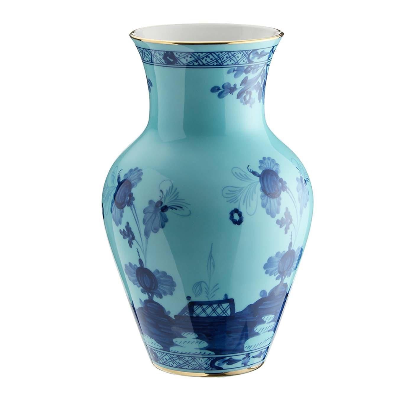 XXI secolo e contemporaneo Vaso Oriente Italiano Iris Ming di GINORI 1735 in vendita