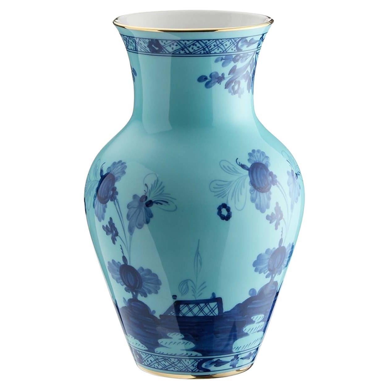 Oriente Italiano Iris Ming Vase by GINORI 1735