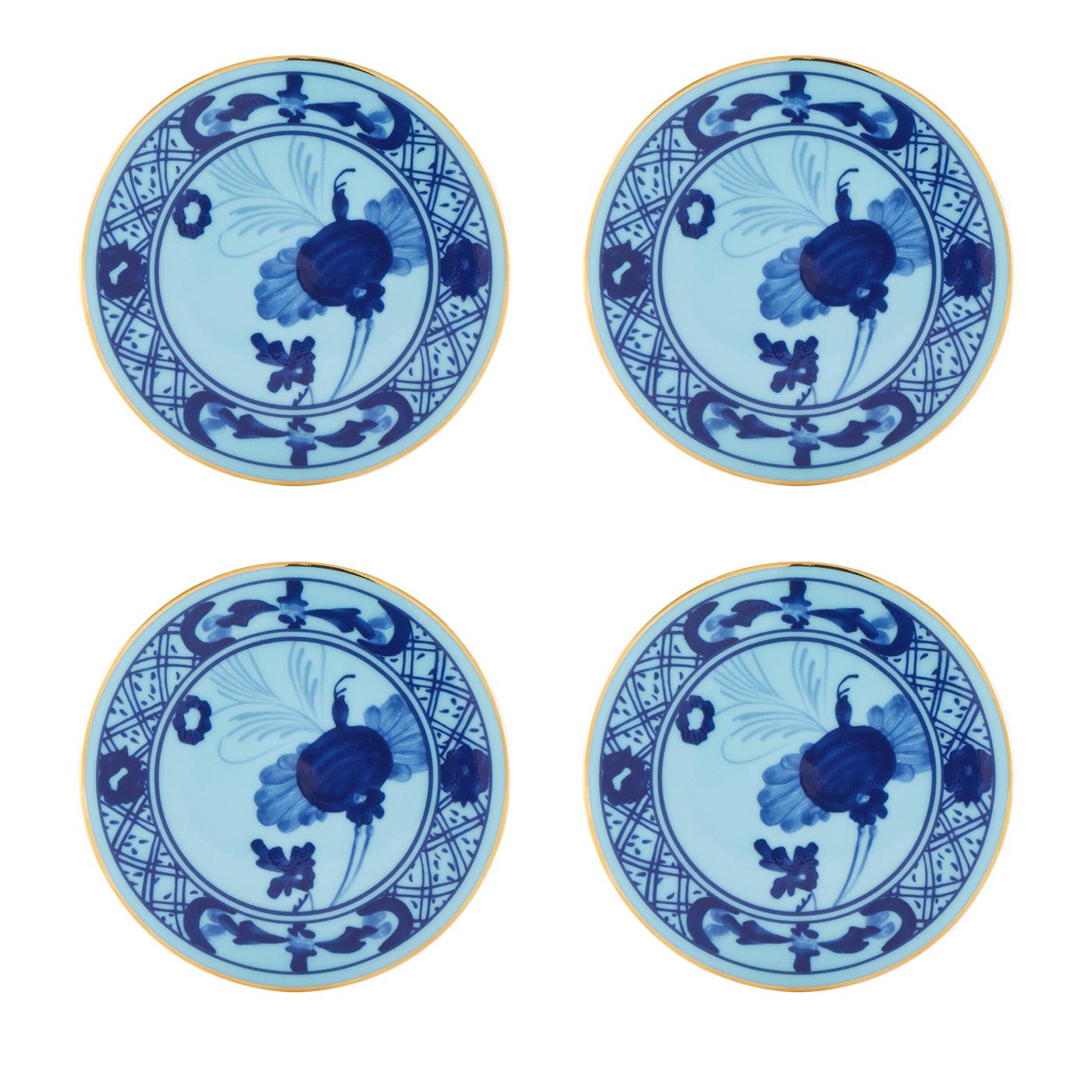 Oriente Italiano Iris Set Of 4 Coasters For Sale 1