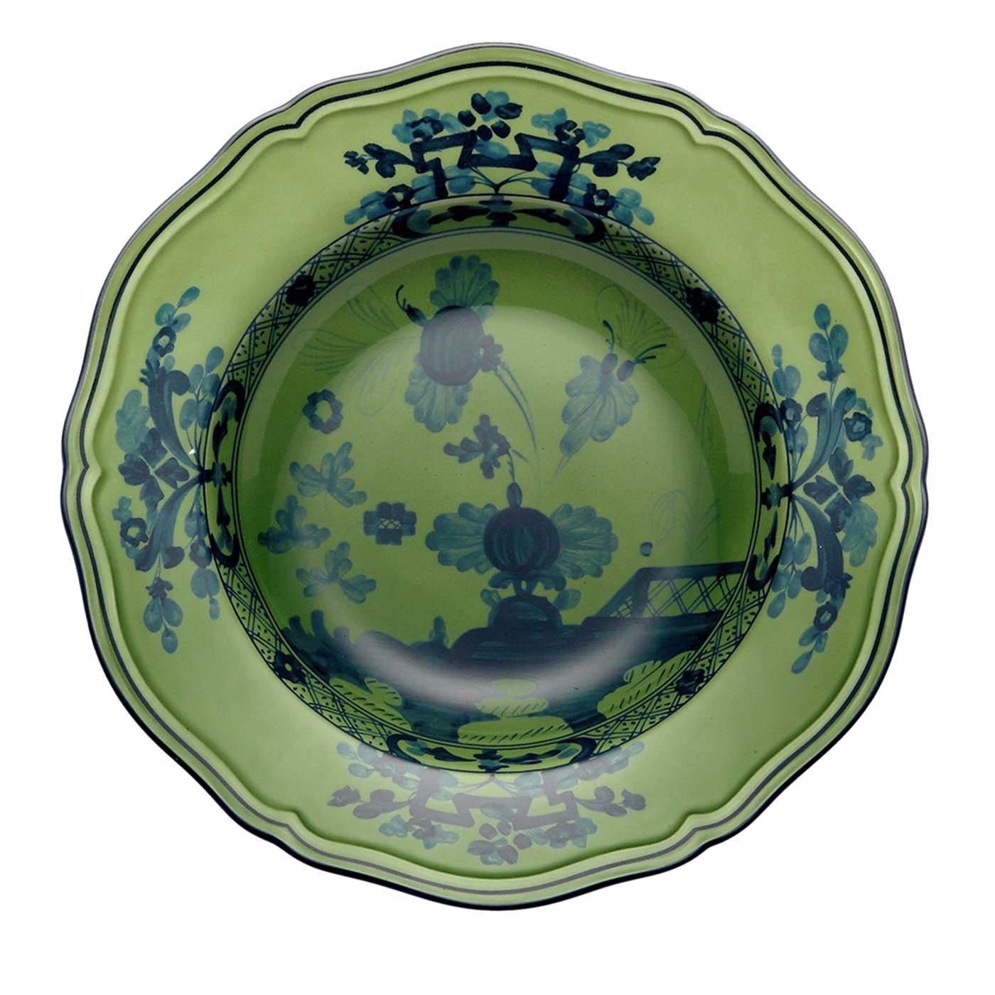 Set di 6 piatti da portata Oriente Italiano Malachite di GINORI 1735 in vendita 2