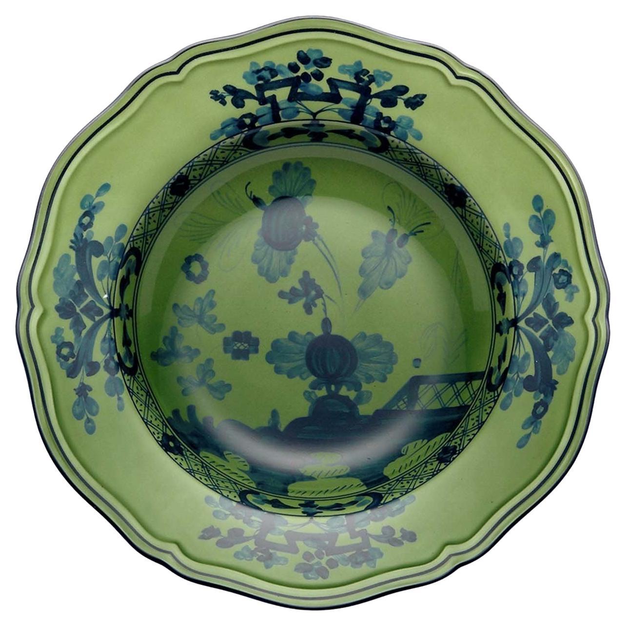 Set di 6 piatti da portata Oriente Italiano Malachite di GINORI 1735