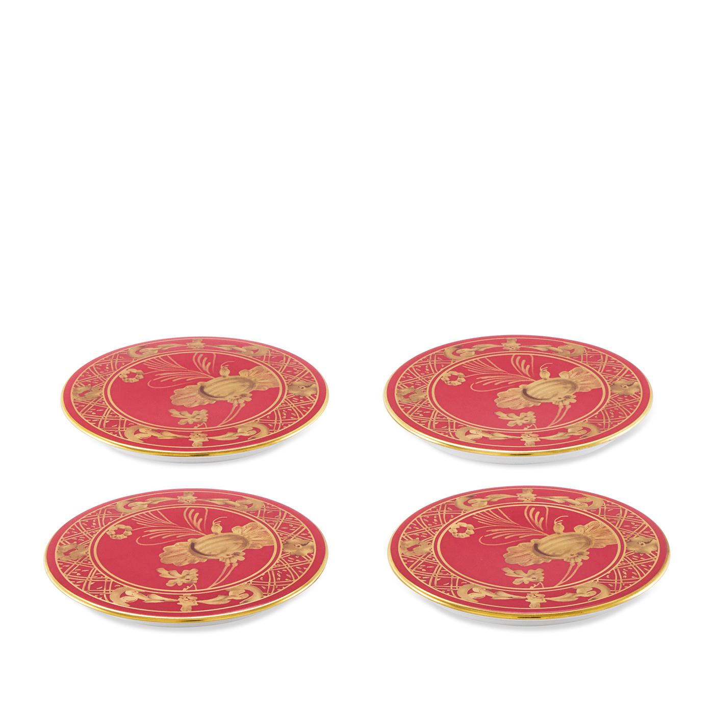 Oriente Italiano Rubrum Juego De 4 Posavasos by GINORI 1735 en venta 1