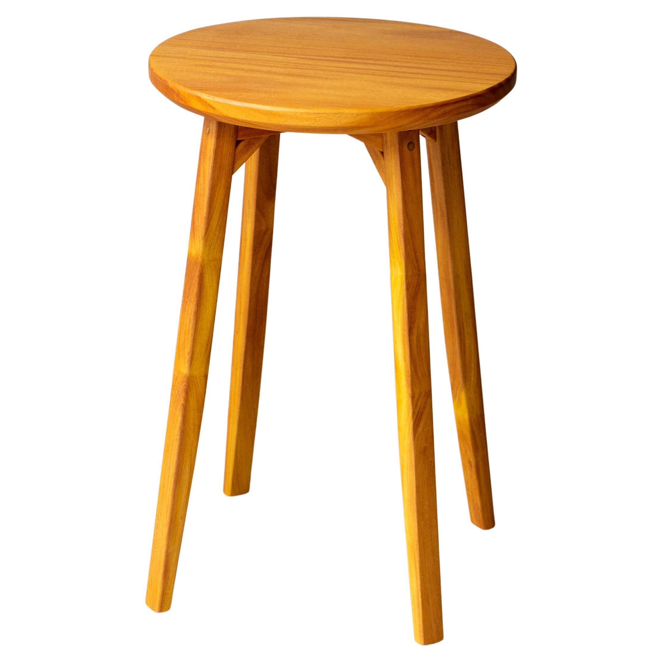 'Oriente' Side Table in Brazilian Hardwood - by André Bianco For Sale